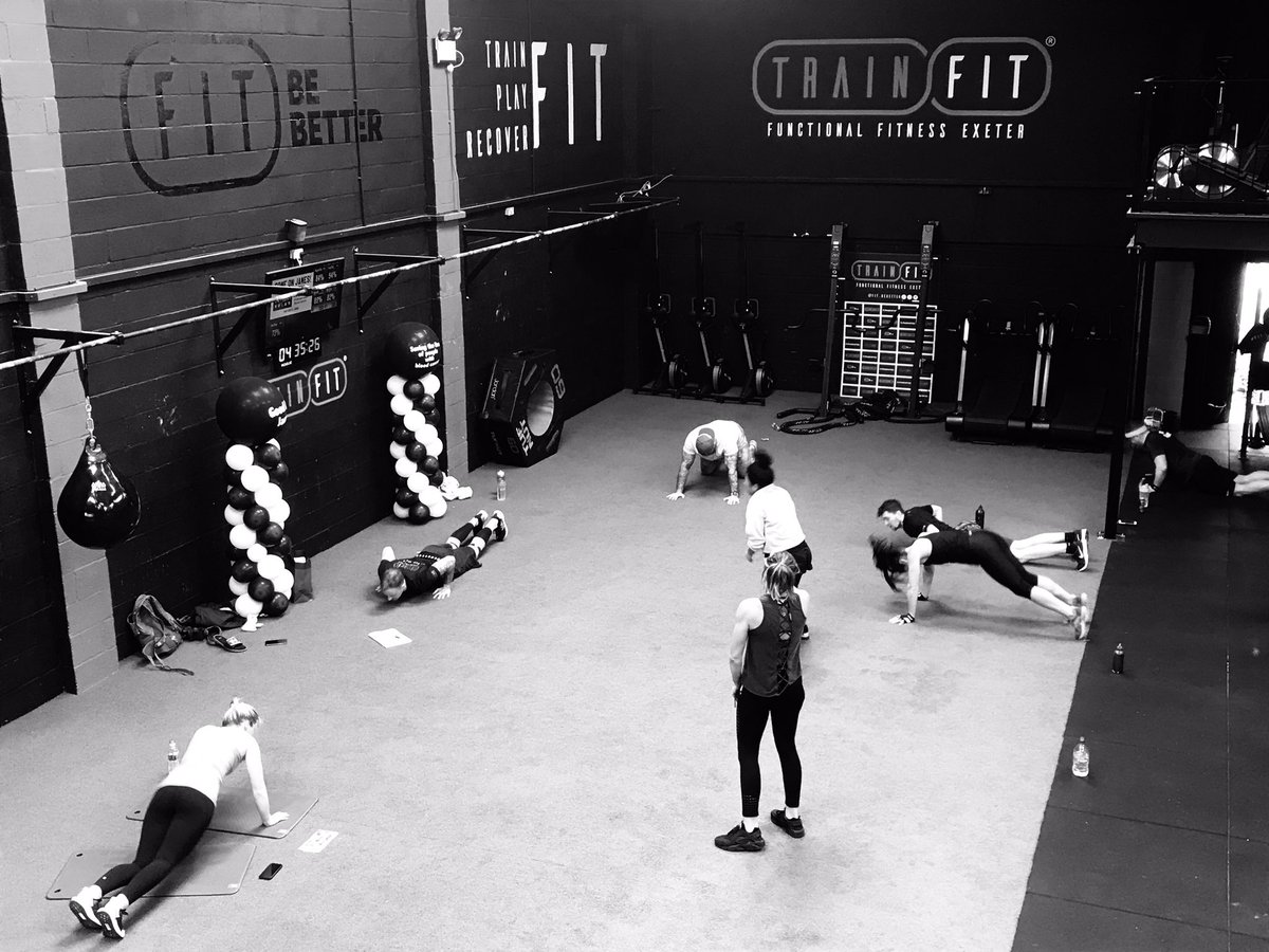 End of a long week for James. 1000 Burpees challenge today. The bloke must be mad. <a href="/trainfit_exeter/">TrainFit - Exeter #BEBETTER</a>
