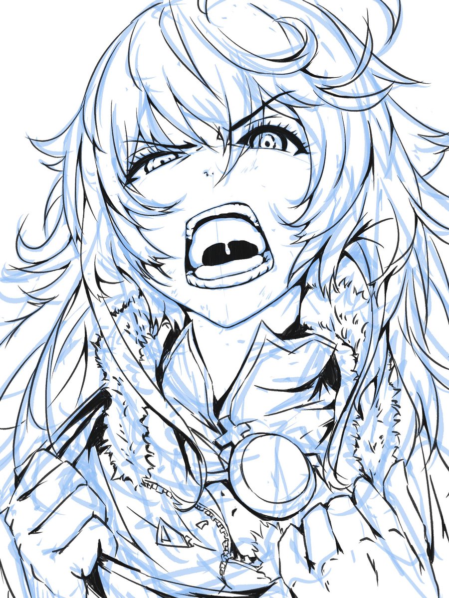 【イラスト】幼女戦記よりターニャ・デグレチャフ、完成版