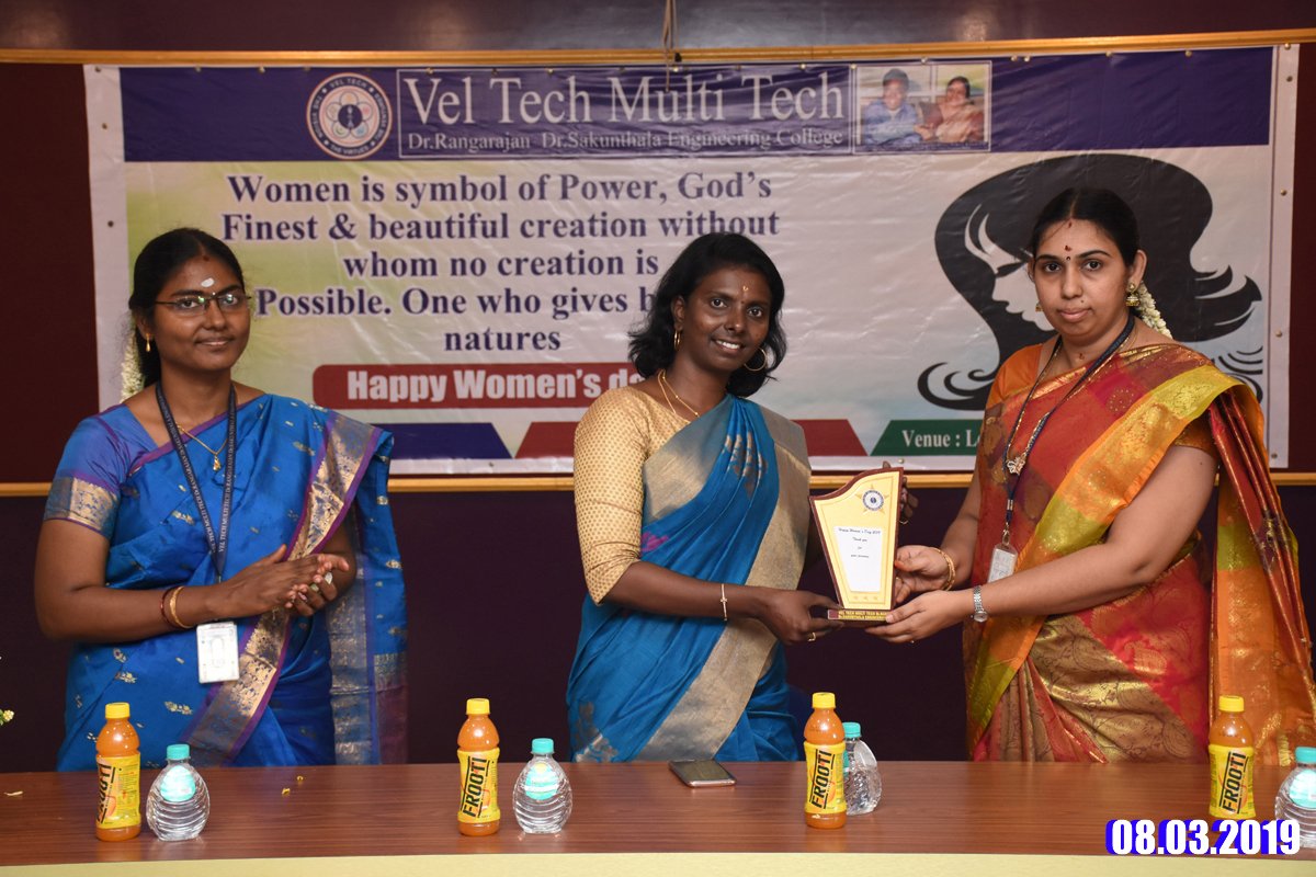 veltechmt's tweet photo. Women's Day Celebration was organised on 08.03.19 https://t.co/Wgt28nHRBM