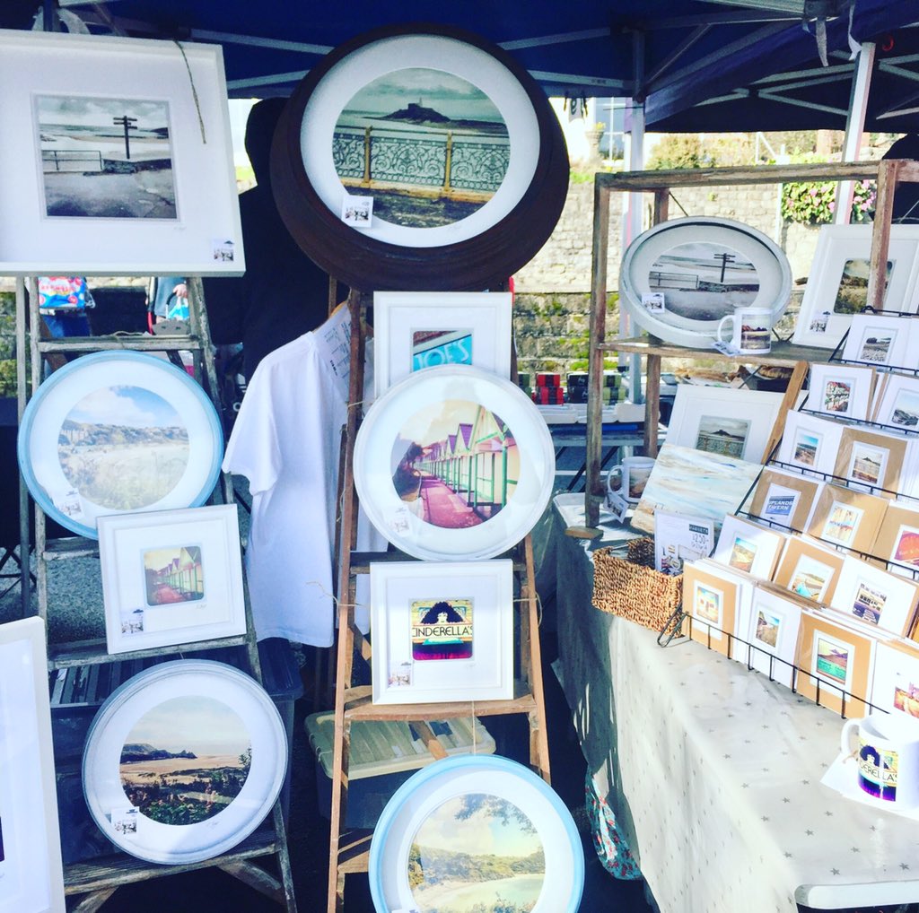 Here at Mumbles market <a href="/MumblesMarket/">Mumbles Market</a> today until 1pm #market #mumbles #dairycarpark #marketday #gowerart #photography #prints #interiors #wallart #beach #coast #memories