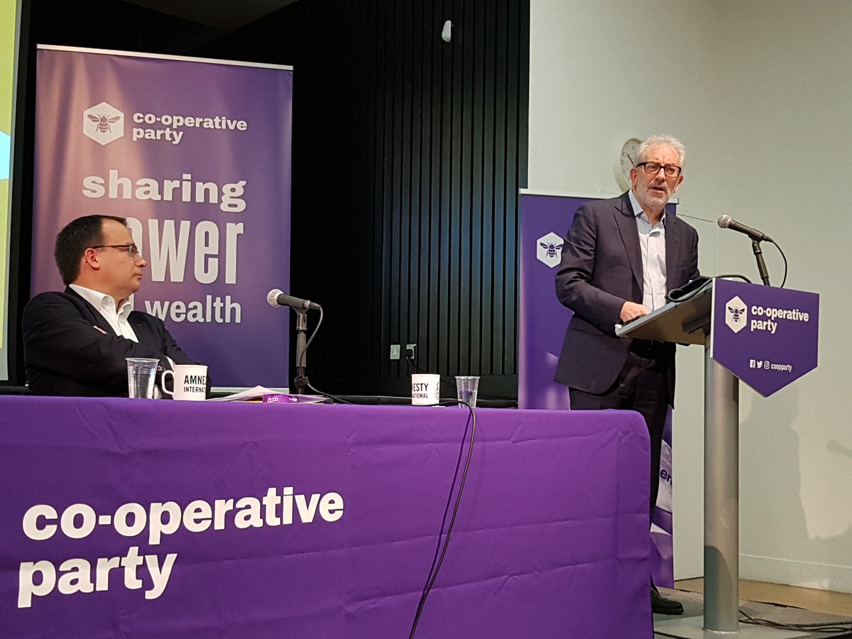 CoopParty's tweet image. The roll-out of #UniversalCredit causing "untold hardship", which the social rented sector is seeing first-hand, @SirBobKerslake tells #commondecency