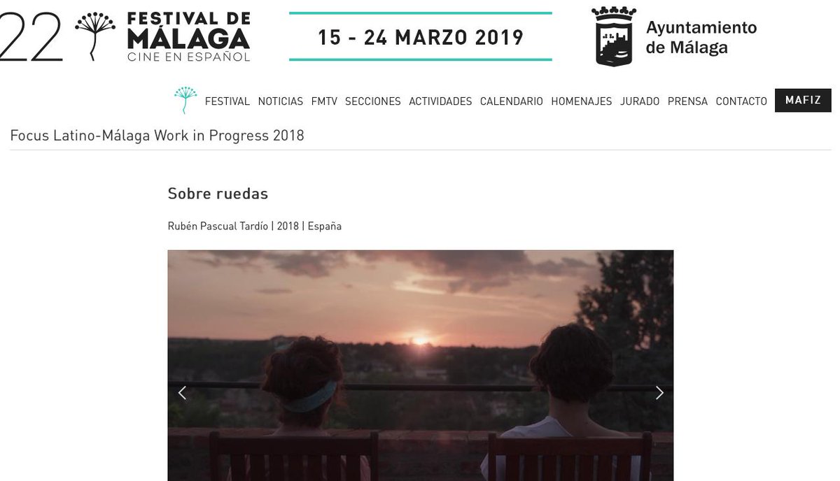 desafiobunuel's tweet photo. ÉXITOS #DB2018 | Felices por ver a @SCortometraje en la programación de @festivalmalaga 
🔶¡Queremos ver a las producciones #DesafíoBuñuel por el mundo🌐! ¿Imagináis vuestro #corto en los grandes festivales nacionales? 
Presentad vuestro guión: convocatoria abierta #TeruelDeCine https://t.co/Cx2rvUTz25