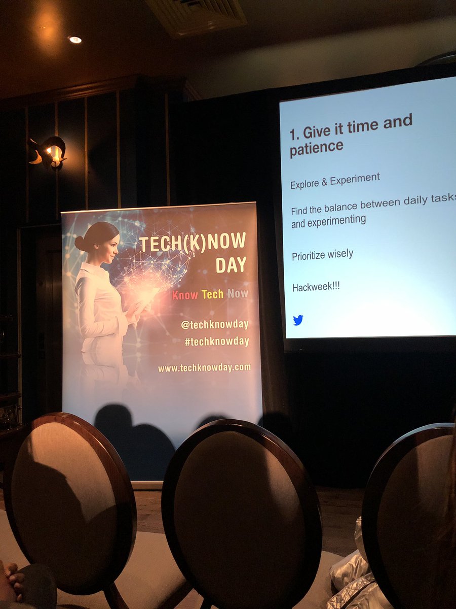 linakeh1's tweet photo. Very excited for a day of tech-chat!
#techknowday #iwd2019 #iwd19 https://t.co/7xduC0CxRJ