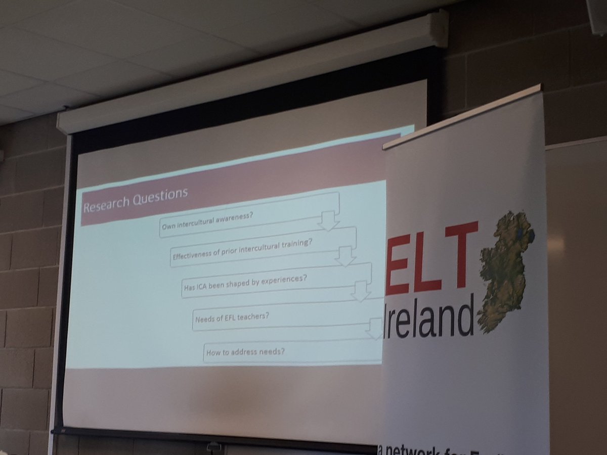 ELTIreland's tweet photo. @Michell76791732 highlighting how she intends to identify the trends, needs of #ica and how it can be implemented my both managers and teachers @MICLimerick @MICLinguistics #ELTedLimerick #elted @Liam_ELT https://t.co/Y1lyKGVwus