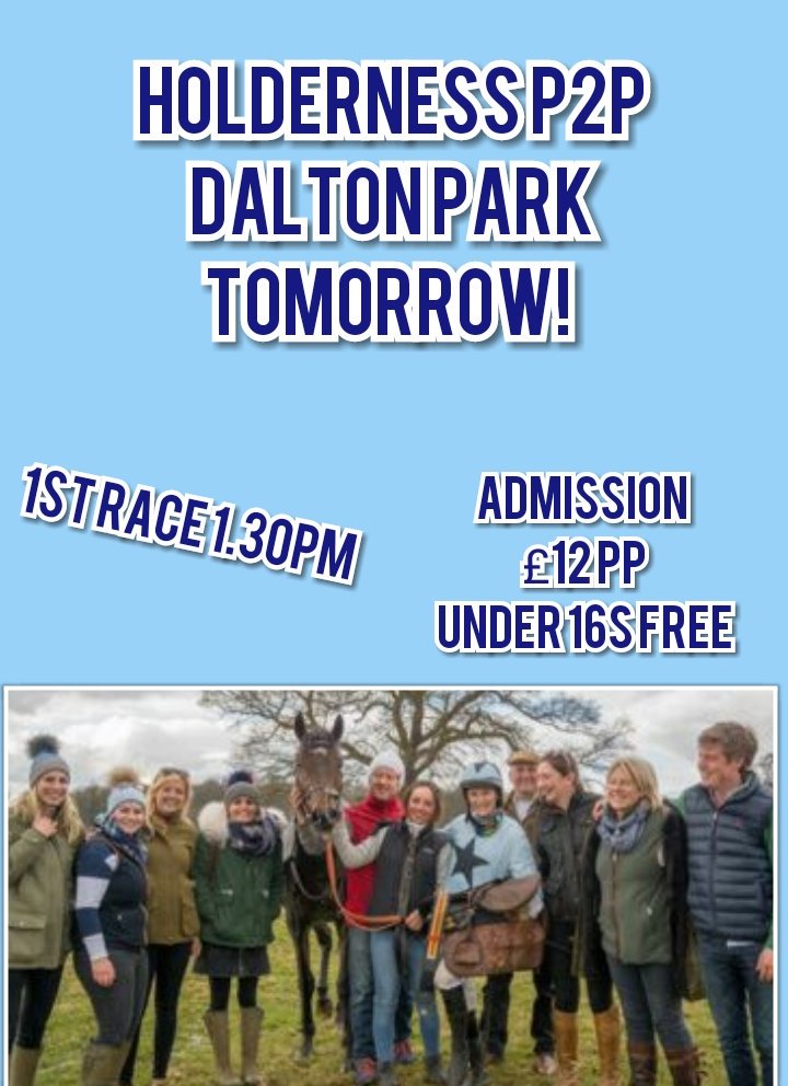 YorkshireP2P's tweet photo. Come along to the Holderness P2P at Dalton Park tomorrow #comepointing https://t.co/mqnV5Iwbff