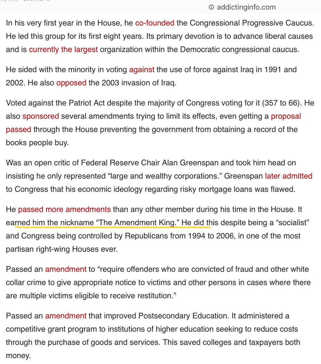 MikeHersh's tweet image. Actually, addictinginfo.com/2016/02/19/her…
#Bernie2020 was the #AmendmentKing and is the best candidate to #BeatTrump