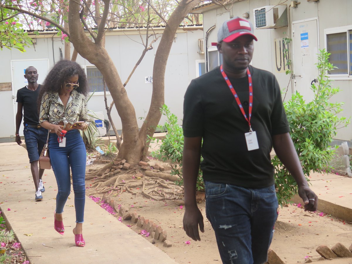 Vinka on her way to Radio Miraya studio