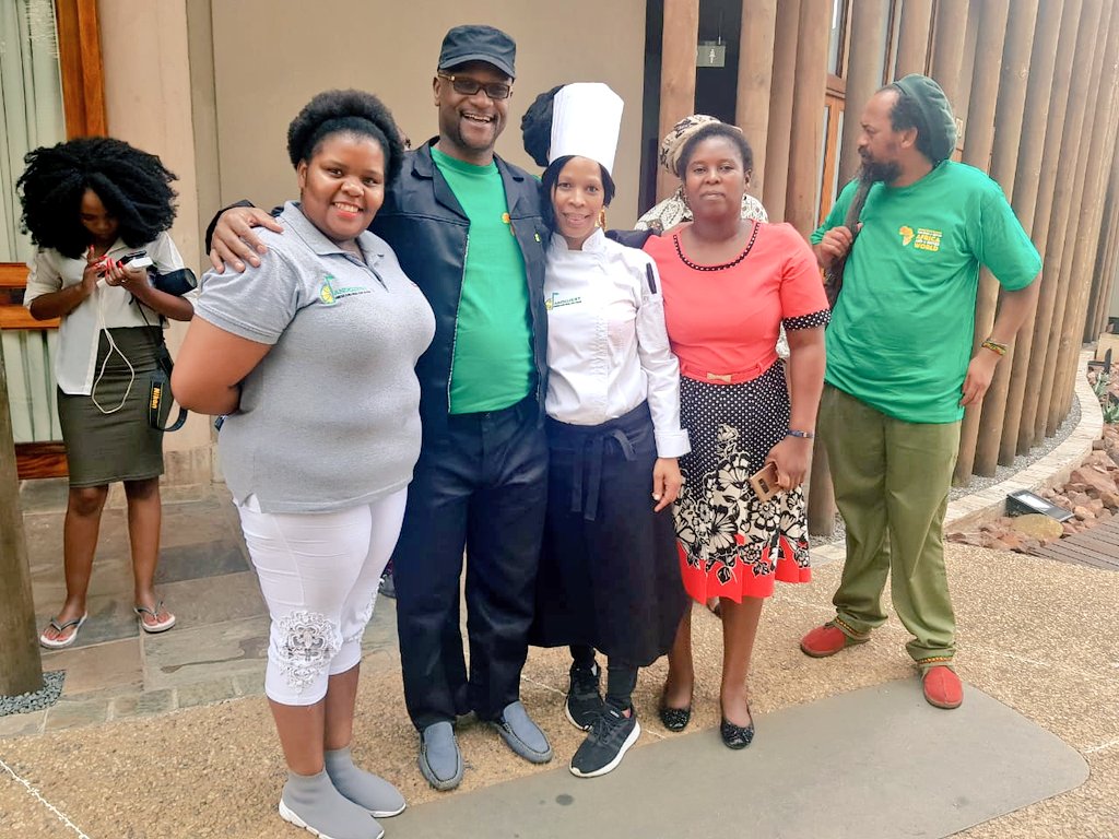 dandozest's tweet photo. We were very blessed to serve and cater to the Honourable Minister @NathiMthethwaSA. Very fitting since we put art on every plate and good food is our culture at #Dandozest https://t.co/ri68Nfx745