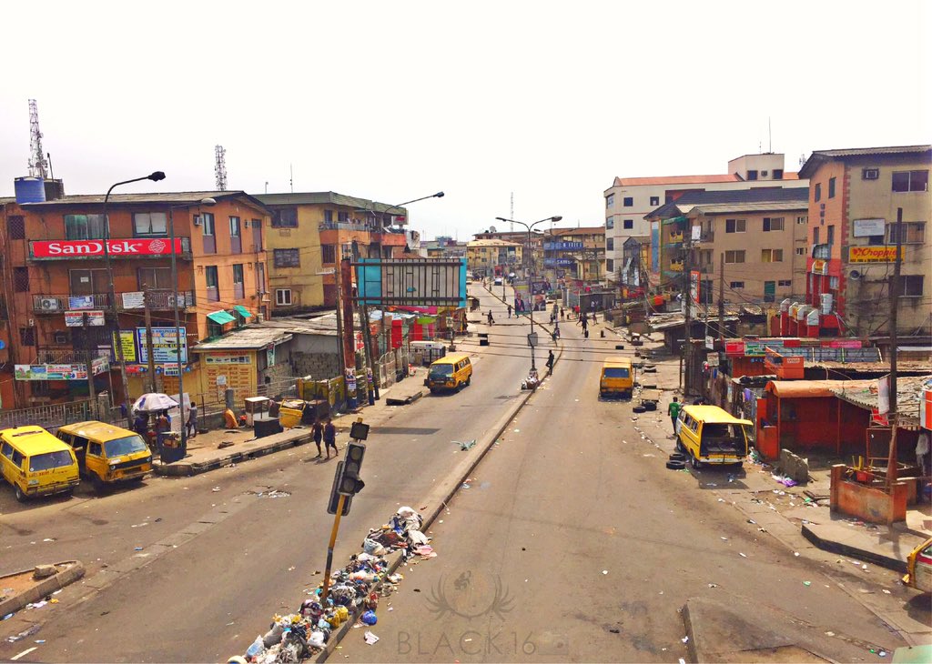 Josh__IK's tweet photo. You might never see Ojuelegba this empty until the next 4 years. So enjoy....
#Black16 https://t.co/esrY4QpQGy
