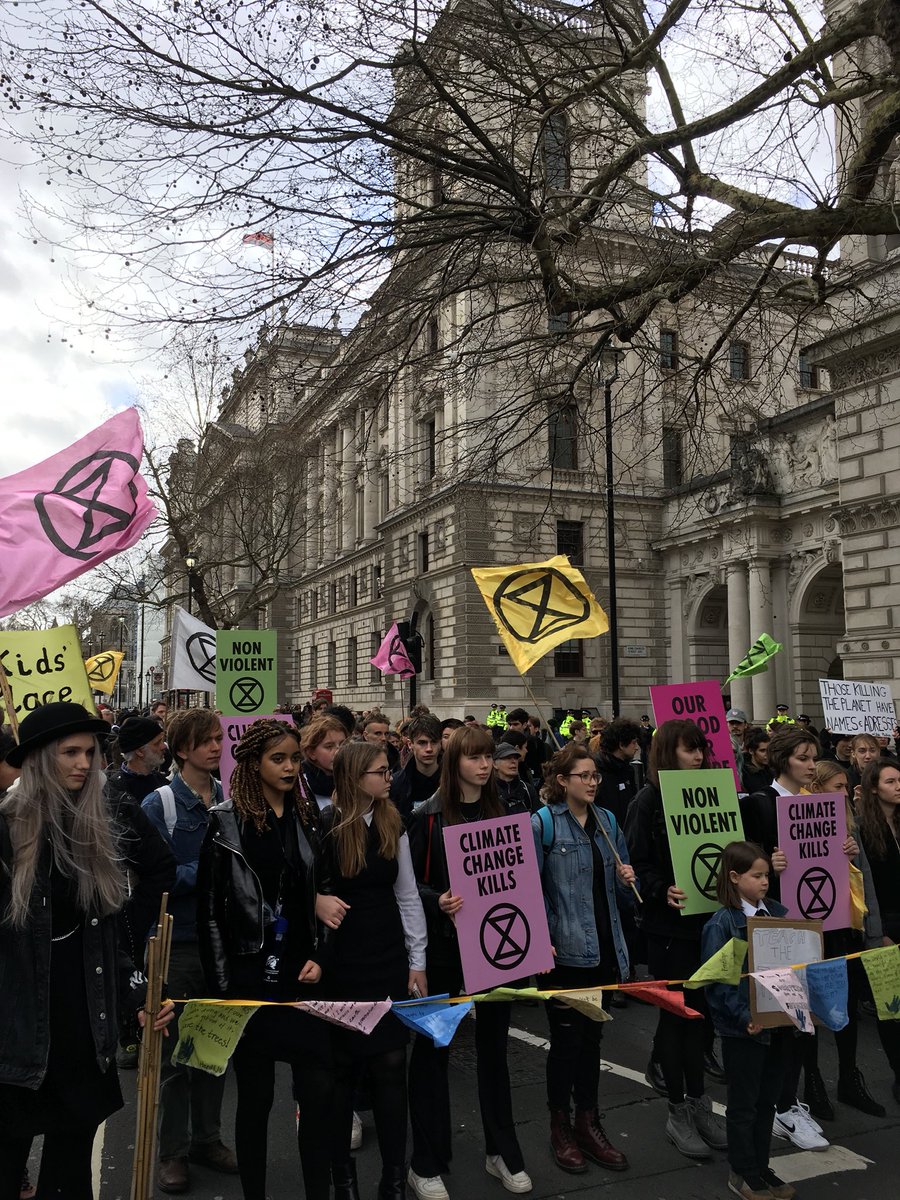 We are here today to protest against the criminal negligence of the UK Government. We are here to stand up for our futures. We are the generation that will feel this most. And we demand action now. #Rebel
