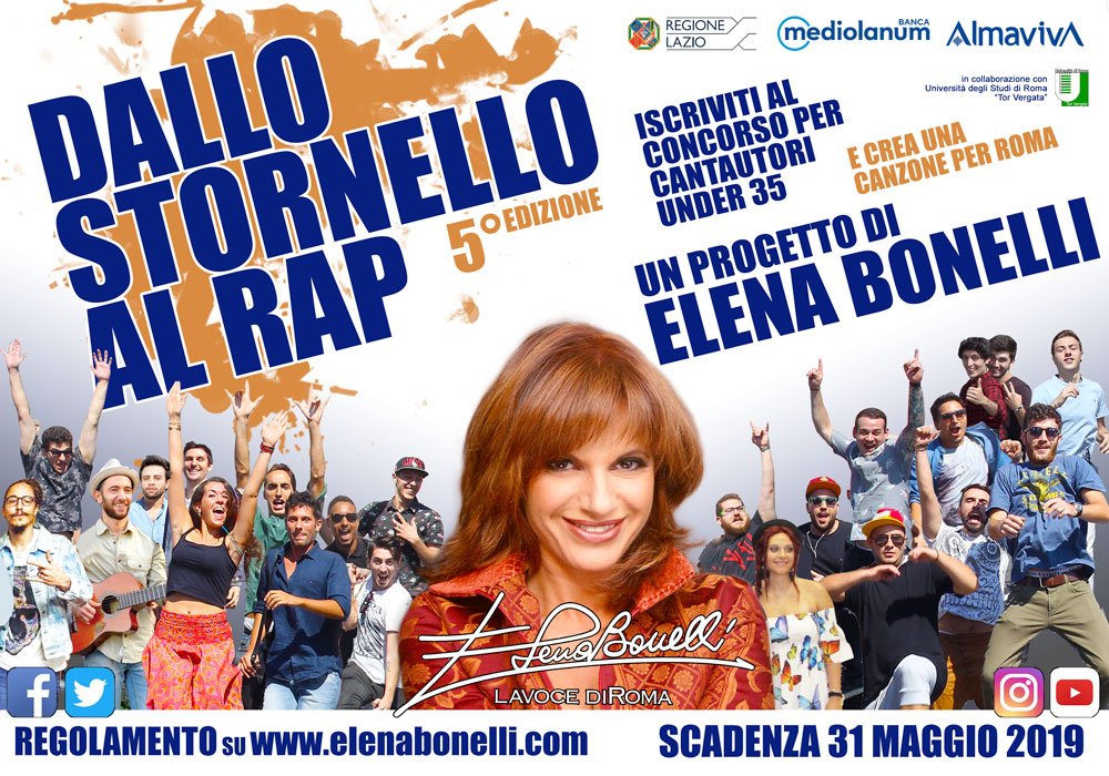 🎵 #DalloStornelloalRap, aperte le iscrizioni alla quinta edizione
 diregiovani.it/2019/03/09/240…
<a href="/stornellorap/">Dallo Stornello al Rap</a> <a href="/ElenaBonelli/">Elena Bonelli Official</a>