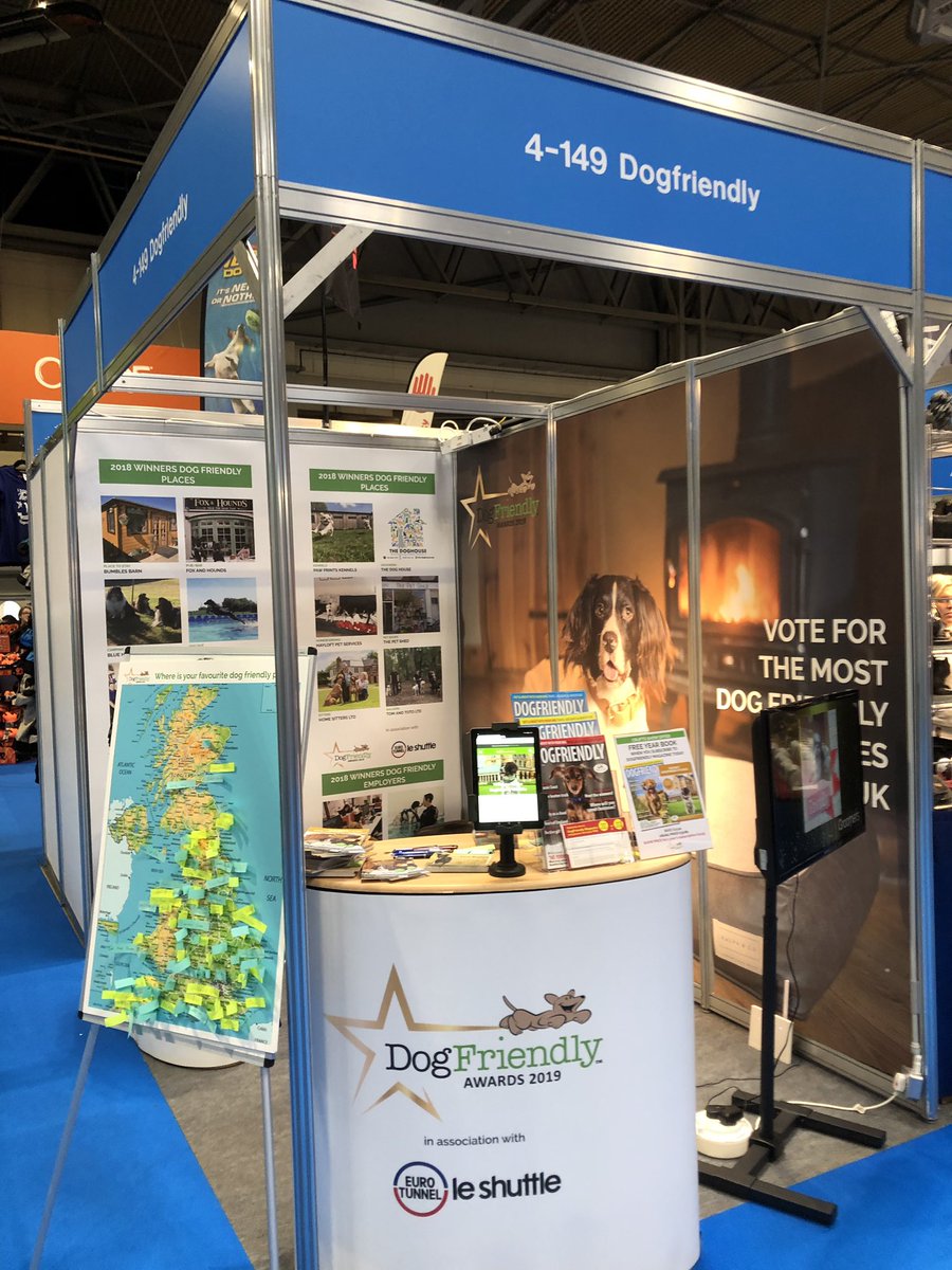 dogfriendlyinfo's tweet photo. This year’s DogFriendly Annual Awards launched at Crufts this week. To find out more about the benefits to your business of becoming dog friendly, visit https://t.co/1oVKqHe3DU https://t.co/Dd7cYheNmu