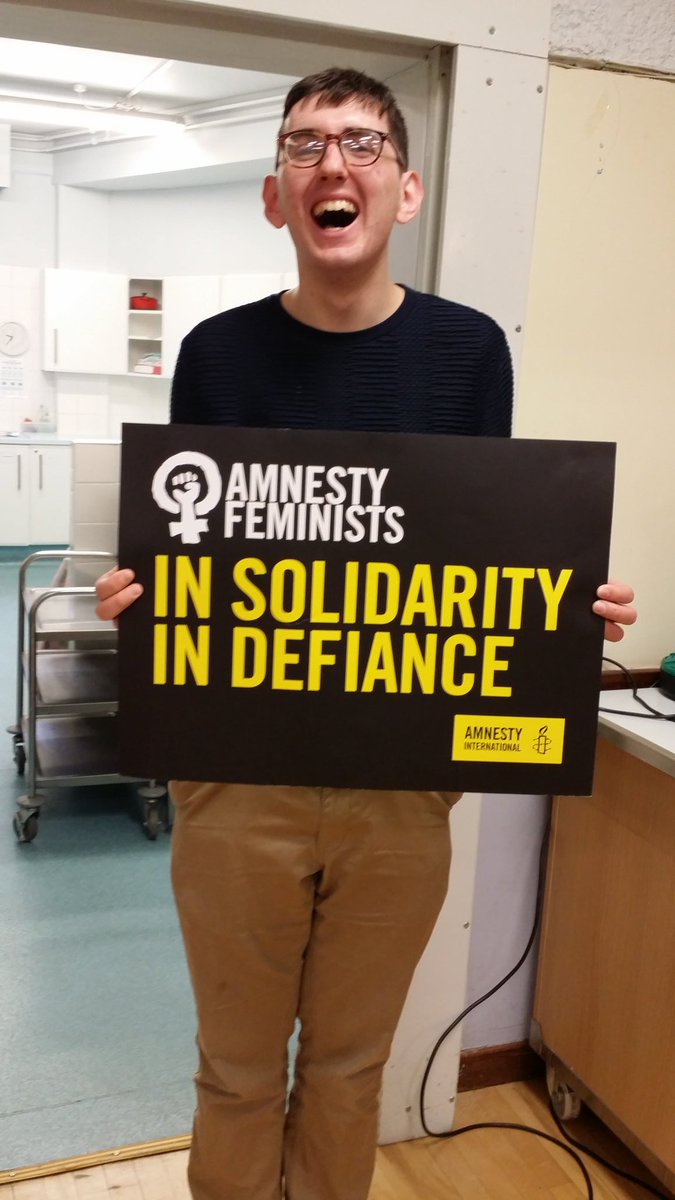 amnestykingston's tweet photo. Cllr Sam Foulder-Hughes of Tolworth supports women human rights defenders at International Women's Day Conference in Kingston. https://t.co/gboeSwCEu7 https://t.co/w4Vg0YYHrH