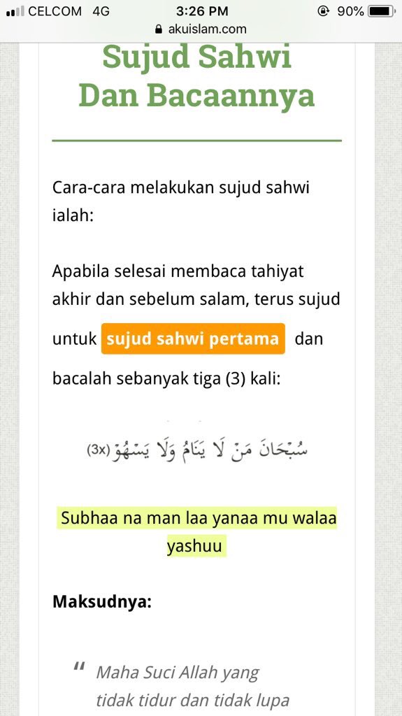 TweetIslamik's tweet photo. CARA SUJUD SAHWI. Yang mana yang belum atau kurang tahu, semoga ia bermanfaat untuk awak semua ✨ semoga pahala berterusan mengalir 🤲🏻 https://t.co/AopF1vyQVB