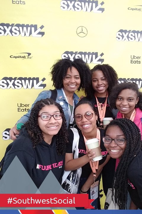 BlackGirlsCode's tweet photo. Our tech divas learned so much today from #CCSXSW panel at the Washington Carver Center this morning! @sxsw #FutureTechBoss https://t.co/URjLMALqs8