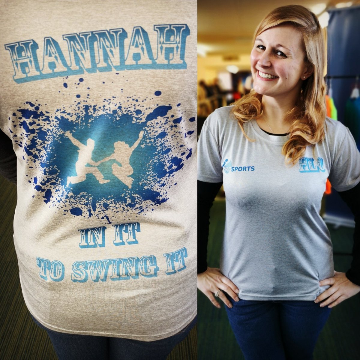 miss_hannah_c's tweet photo. @iPROSPORTS This is what happens when you let a girl loose with a design package and a heat press...
#lovemyjob #liveprinting #designyourown #tshirt #iprosports #swingdance #dance #lindyhop #customkit #swingdancer #design #dance #print #swing https://t.co/FxqSlDpiDR