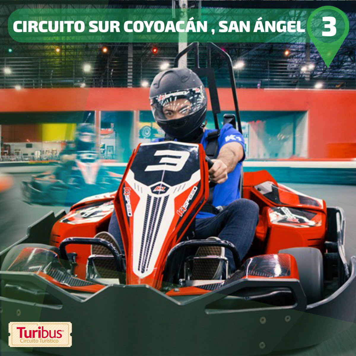 GuiaTuribus's tweet photo. 🚗¿No sabes qué hacer este sábado? Te recomendamos K1 Speed, los go karts indoor más divertidos de la ciudad. Encuéntralos en la parada 14 de nuestro Circuito Sur dentro del Centro Comercial Manacar. K1 Speed México #k1speed #guiaturibus #sábado https://t.co/tbbrKKName