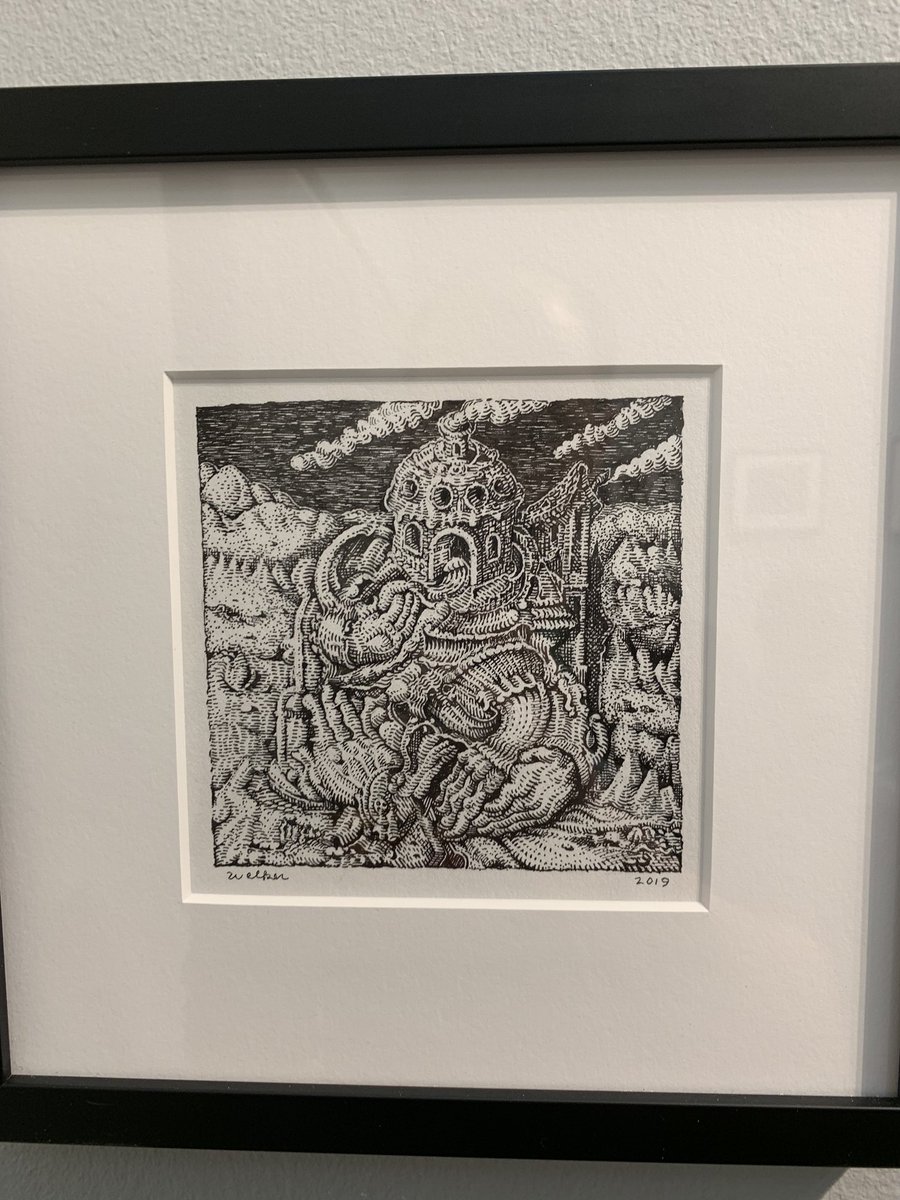 PeteLikesPhish's tweet image. At the Art on Paper show: just was told an inspiring story from Welker #10years #levelheaded