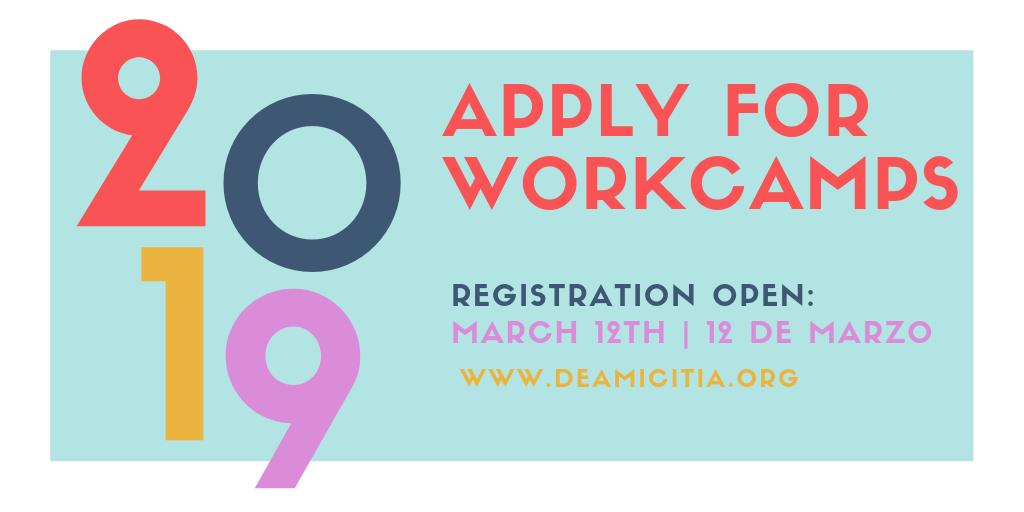 DeAmicitia2's tweet photo. Sólo quedan tres diitas para el comienzo de inscripciones para montones de proyectos de voluntariado por todo el país y por todo el mundo. 
ESTAD ATENTOS A LA PÁGINA WEB https://t.co/6GCitIZs0s 12 MARZO #Workcamps #inscripción #SomosDeAmicitia #WearetheAlliance #voluntariado https://t.co/eR2enJ7Rkf