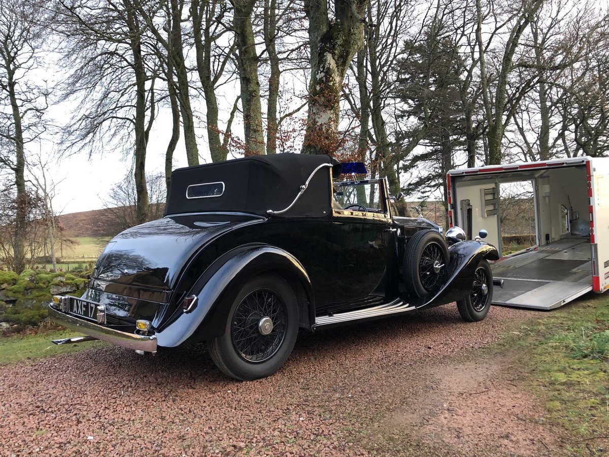 flat6logistics's tweet image. Wonderful 1929 Rolls Royce Wraith safely delivered to its new owner 👌 @rollsroycecars @RollsRoyce @rollsroycemcna @AutoPap @ThanetClassics