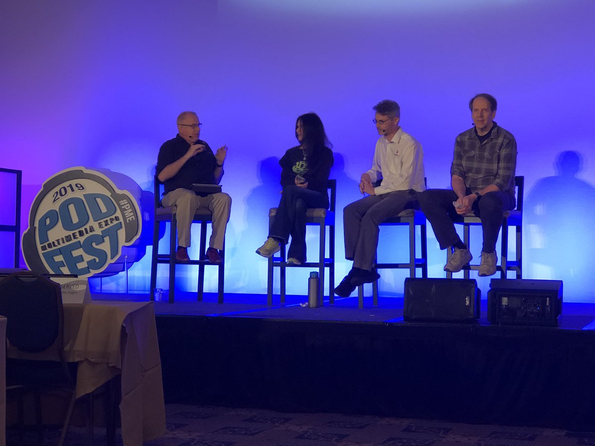 karenyankovich's tweet image. Love this conversation on “the outlook for podcasting” globally. #PME19