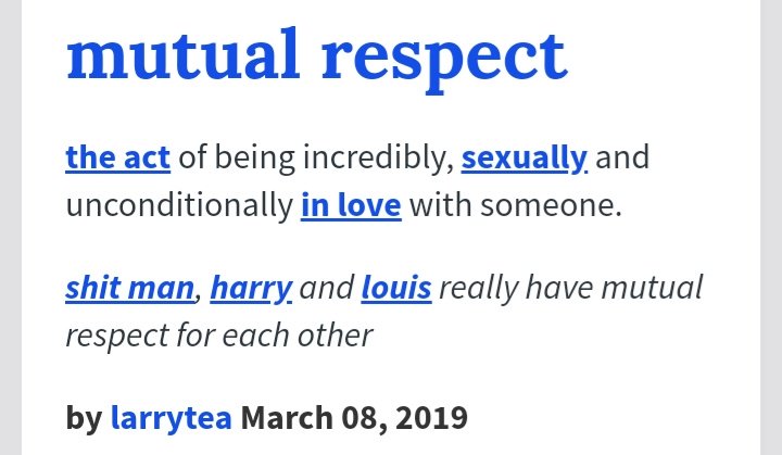 beinglarrie's tweet photo. JAJAJAJAJAJJA CUANDO ESTAS EN EL FANDOM CORRECTO 

"MUTUAL RESPECT" https://t.co/O943kIk0n7