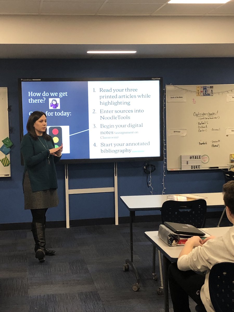lisalaw423's tweet photo. @npetranchuk leading Ss through an #annotatedbib for our Team8Blue rsrch proj. We’re pushing them out of comfort zone and they’re rocking! #rigor #esmpgproud https://t.co/DGFHAAQqsC