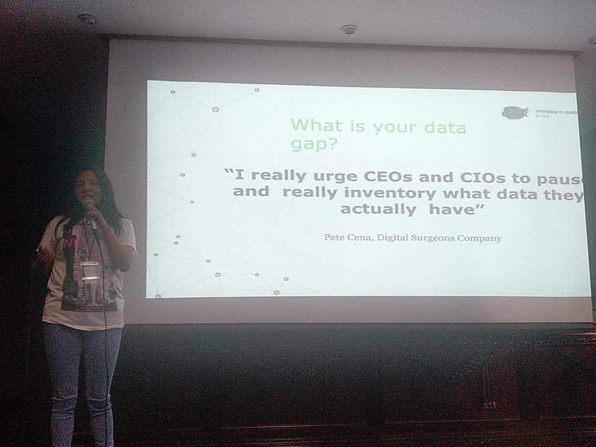 renidev's tweet image. Now @ruthy_root speaking about the importance of data
#WiDS2019 #WiDSLaPaz