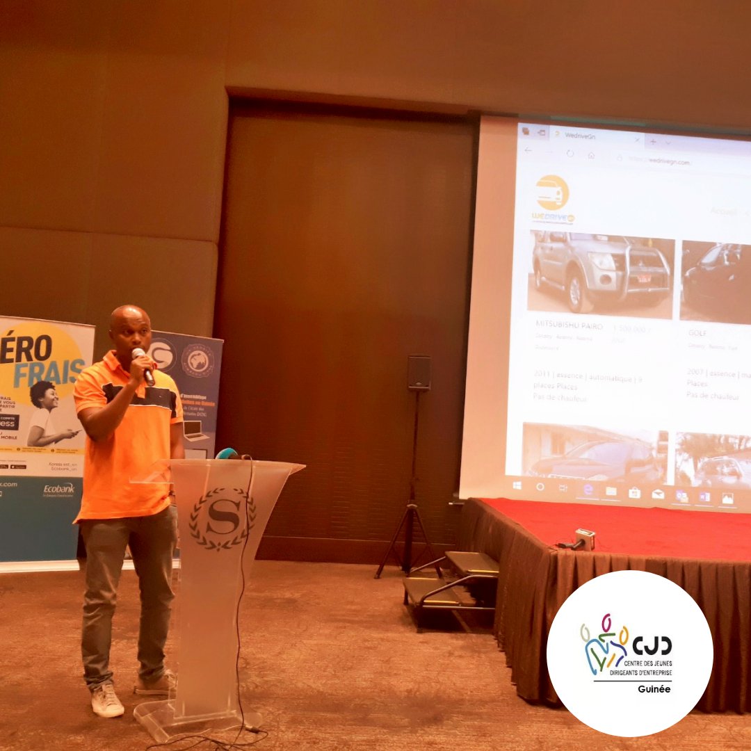 CjdGuinee's tweet photo. [PITCH HUB AFRICA  - CJD GUINÉE ]

Présentation #wedrive

#InstantPitchsponsors #Kibaro #Guinée #MeetThefuture https://t.co/9ssZPUBOps