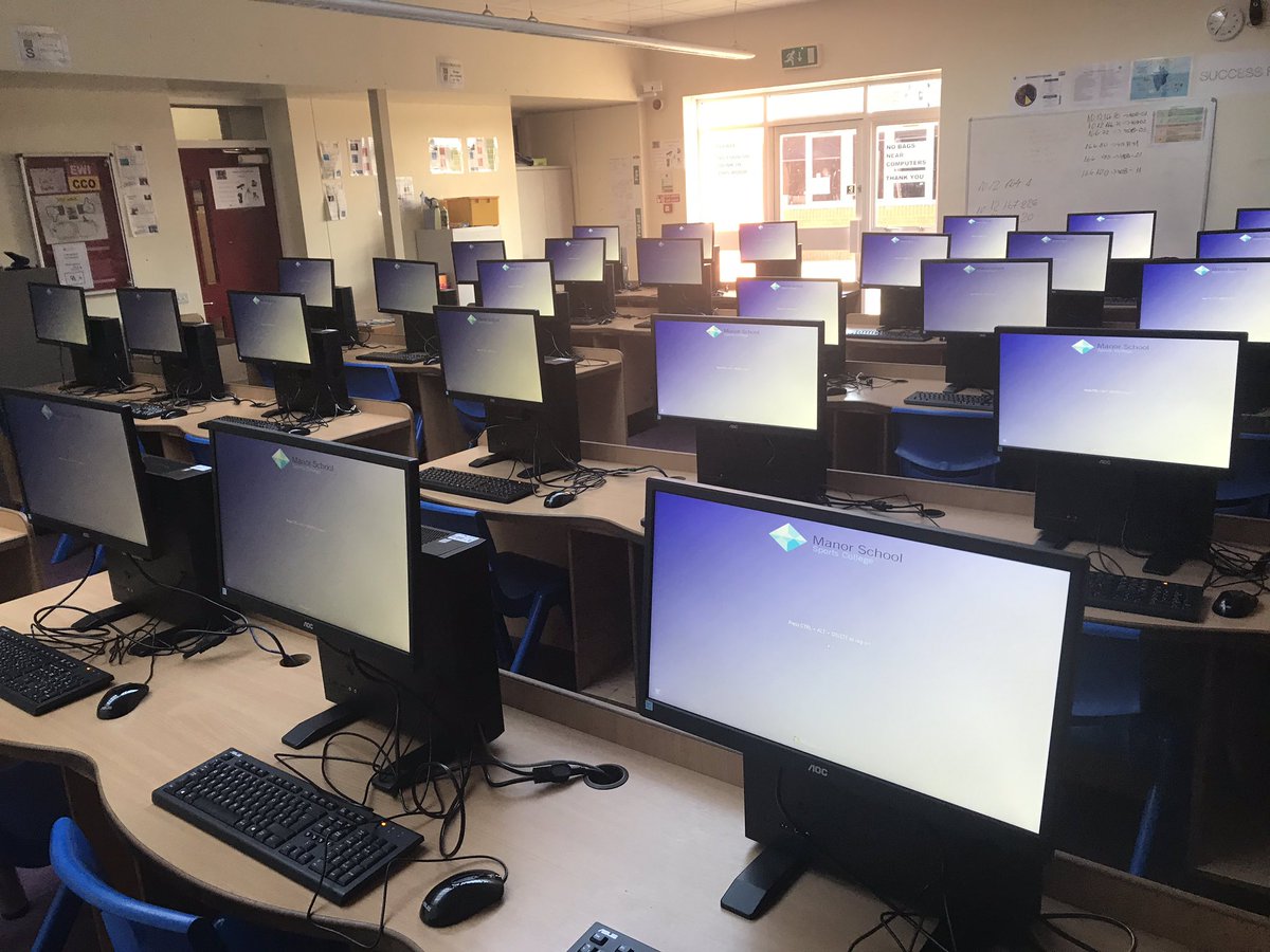 MSSCITDept's tweet photo. We are done! 40B fitted with new PC’s ready for the students Monday morning! https://t.co/BER7G5uHw3