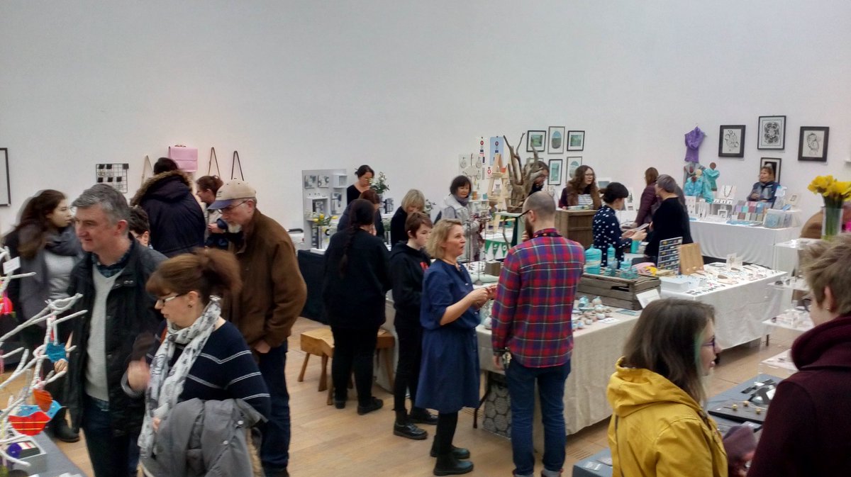 Jim__Creed's tweet photo. Great start to the North Wales Craft Fair at @MOSTYN_Wales_ - loads of visitors so far. Come and say hello at the @regionalprint stand. #Mostyncraft #NWcraft #busybusy https://t.co/ObNWULSXSH