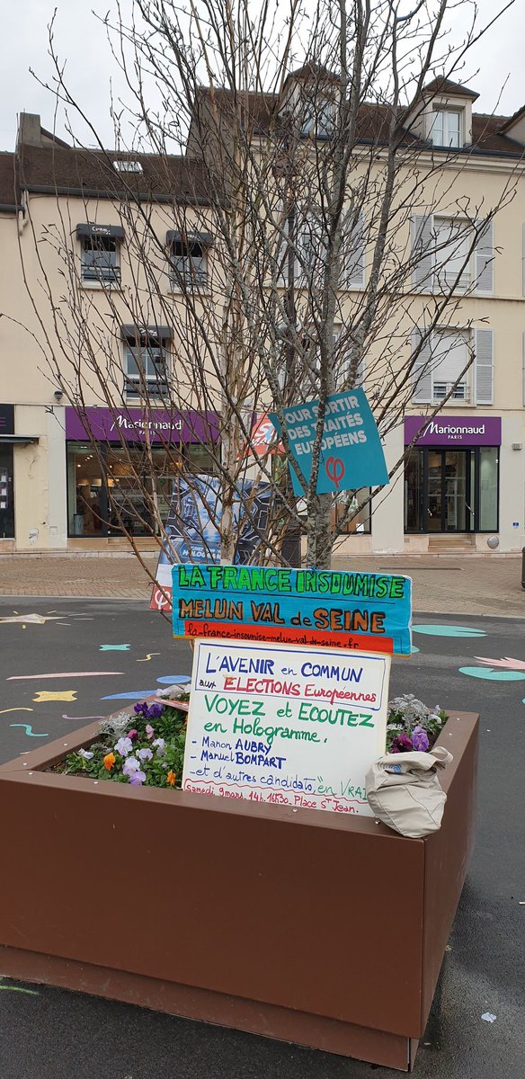 JulieGarnierFI's tweet photo. Et maintenant c'est à #Melun de 14h à 16h30 !!! Venez voir notre Holovan et nos candidats ! Venez discuter Europe et programme avec nous !

#MaintenantLePeuple #Europeennes2019 https://t.co/J1Hf1aQIgX