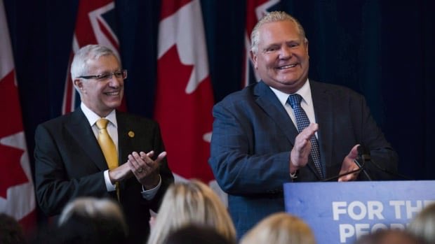 Doug Ford hedges on promise that 'no one' will lose their job
cbc.ca/news/canada/to…