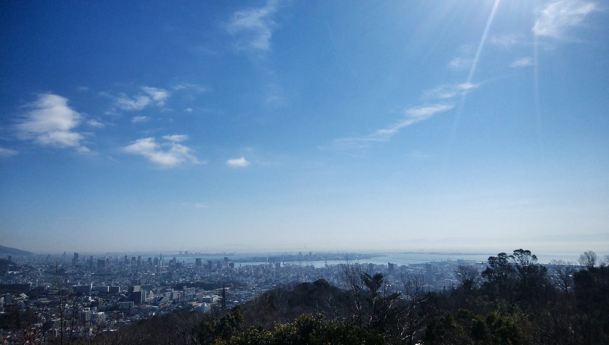 mankyu320's tweet image. 神戸へ遠征！六甲山最高でした(_ _)