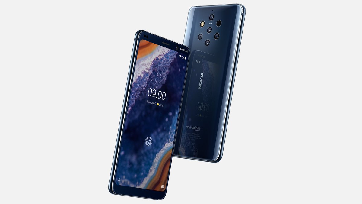 HBarnesAndCo's tweet image. Nokia 9 PureView smartphone is the first to take photos with five cameras buff.ly/2Hs1a4X #nokia9pureview #fivecameras via @dezeen