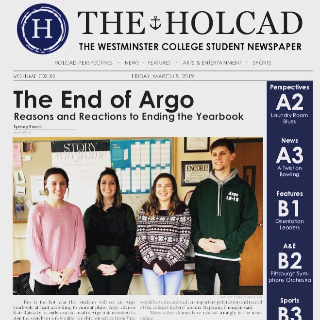 TheHolcad's tweet photo. Did you know the Holcad also has an online edition? Perfect for alumni and for spring break! Check it out at https://t.co/3hI3NpRStH https://t.co/u0dIs0GVhA