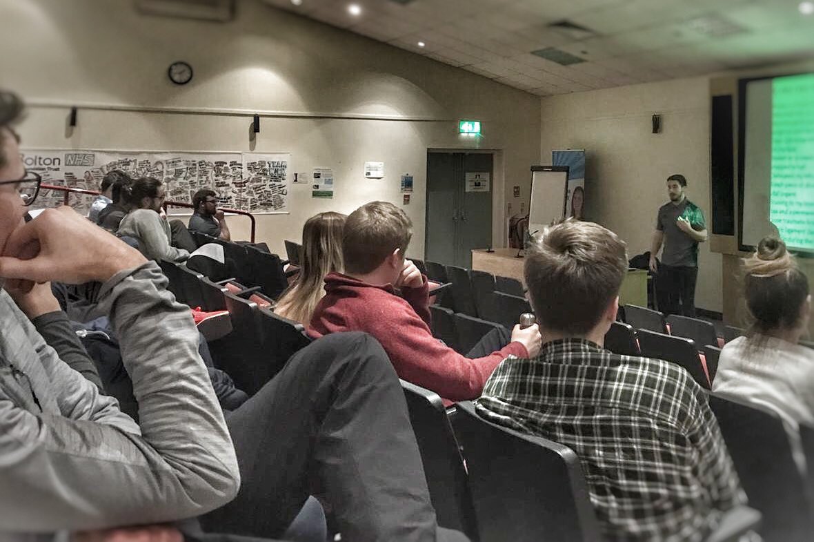 SaleSharksFdn's tweet photo. 🦈 | Mental Health

We’ve been delivering our #BallsToThat awareness workshop for 18 months

👋🏼 Junior Doctors @NHSBolton
👋🏼 Senior Academy Players @SaleSharksAcad
🗣 @DennySolomona sharing

We’ve all got Mental Health however we don’t all talk about.. now is your chance 

🦈🏉 https://t.co/YMPEoAIBpk
