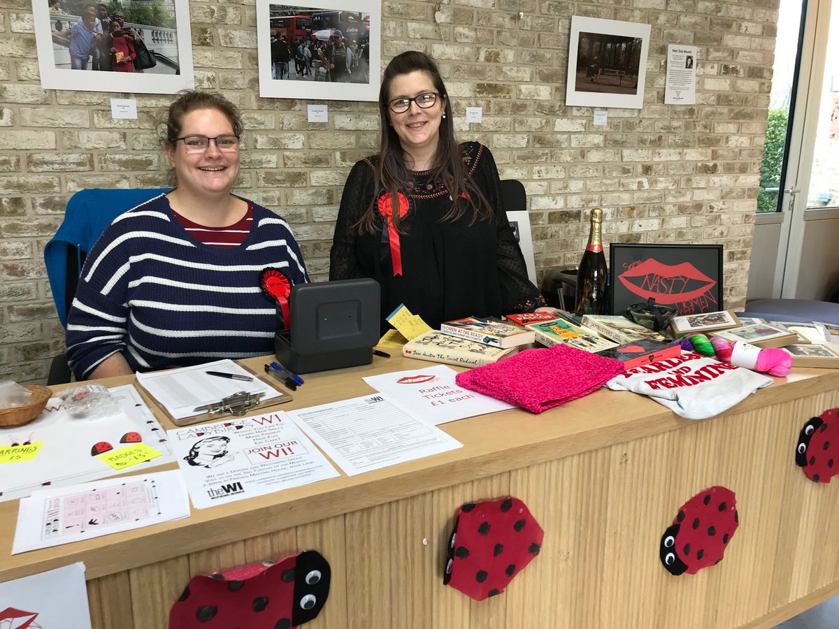CamLadyBirds's tweet photo. Some Nasty Women is about to begin. The afternoon promises to be full of inspirational speakers, great raffle prizes, great conversation and cake! Come join us at Storey’s Field Centre, Eddington #InternationalWomensDay https://t.co/fM5YNTtetL