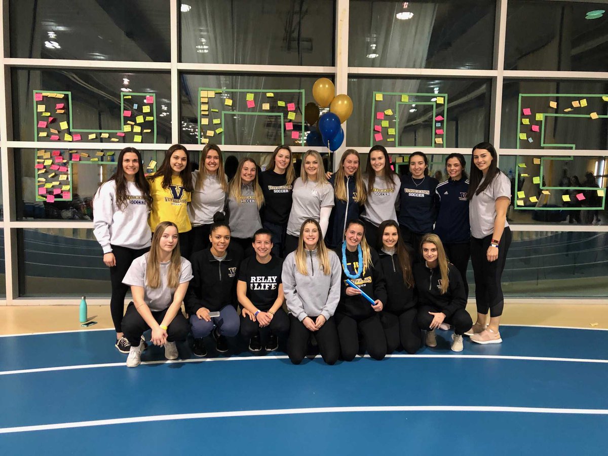 robgalloLU's tweet photo. Very fortunate to Coach these young women. As hard as they work together on the field they always find time to work hard together to give back to great causes #walkforthecure @LUVoyageurs #BeatCancer https://t.co/wv8uqrAcVN
