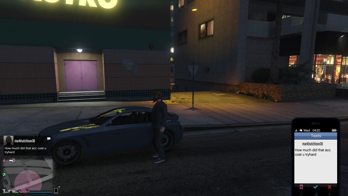 redback124's tweet image. Ah good old #gtaonline never fails to give. These 2 were sweaty for me as soon as i joined the lobby. these are their parting messages