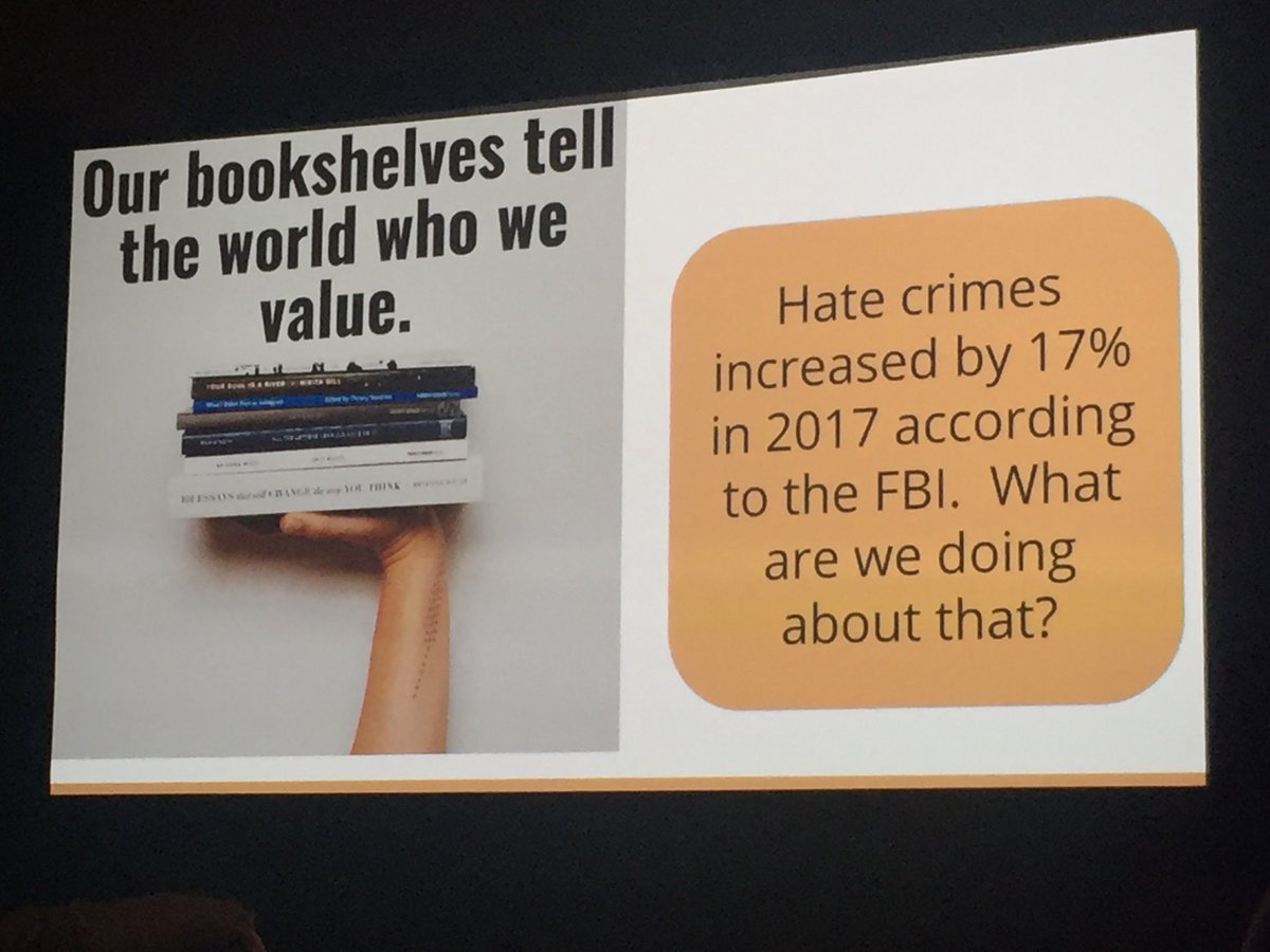 Suz_Gibbs's tweet photo. So glad we have the freedom to read freely. Make wise choices in our classrooms. ⁦@pernilleripp⁩ #mra2019 https://t.co/e18rqwHUmK