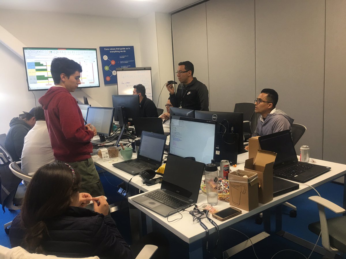 lupitatg's tweet photo. #Semicolons19 @ #PSMex = Innovation + Coding + coffee + fun + food !!! Persistent Systems Go Mex teams Go!!! #students #TopUniversities #ITESO #UdeG #UNIVA #ALLTogether working with #DisruptingTechnologies #IOT #Blockchain #MachineLearning #EdgeComputing #LowCode @Persistentsys https://t.co/pJk7GfBWN6
