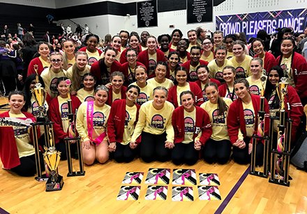 friscoisd's tweet photo. Dance and drill teams from four Frisco ISD high schools received numerous awards at the Crowd Pleasers North Dallas Contest in February! Learn more: https://t.co/xxecmUbp48 https://t.co/db082iB69Z