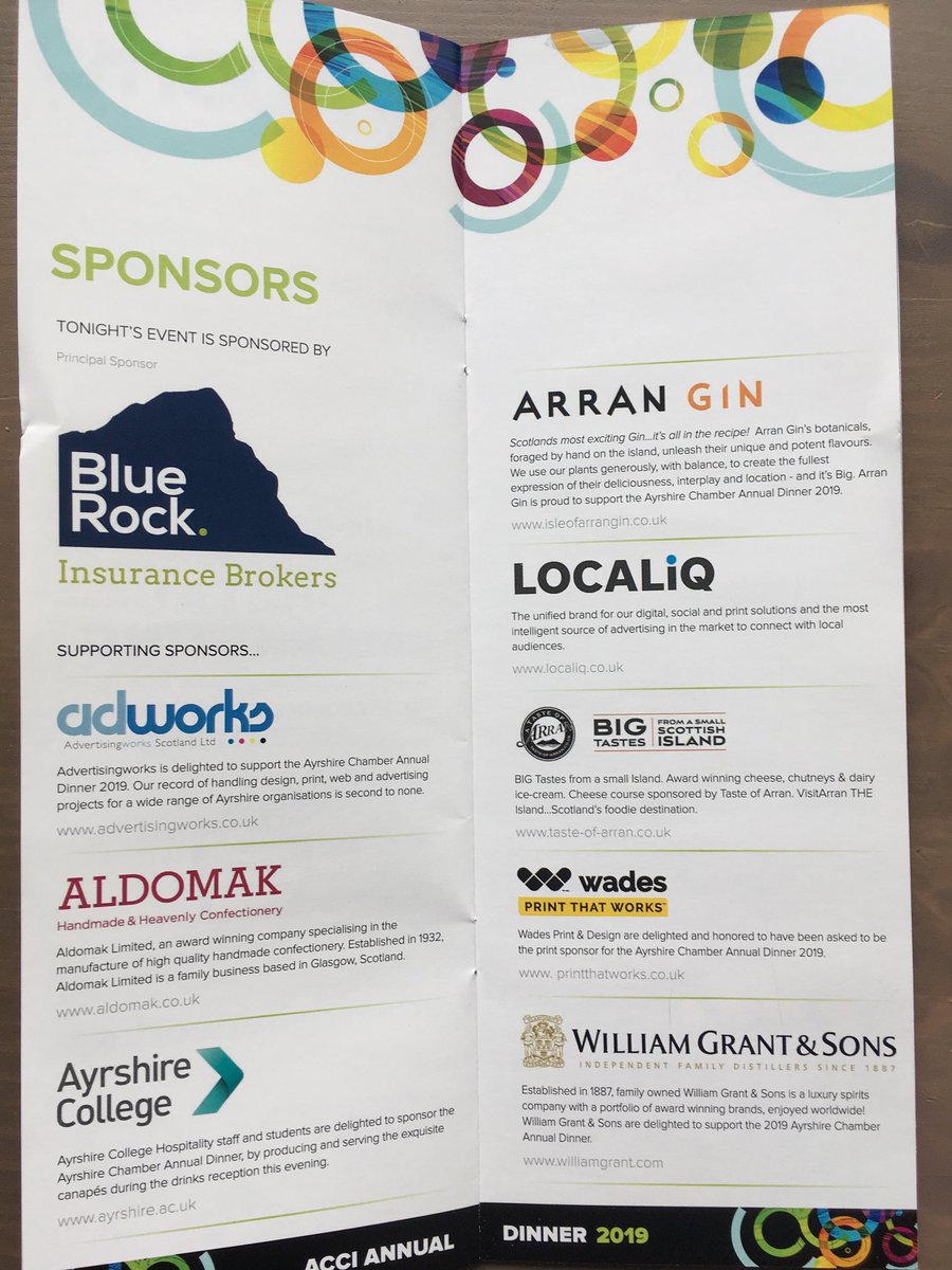 ACCI_CEO's tweet photo. Massive shout out to all our dinner sponsors who help make a good night great! Huge thank you from not only me but I am sure from all the guests at dinner #grateful https://t.co/urv200RyJp