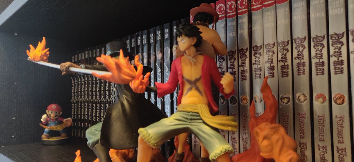LetsDanika's tweet photo. Omg😱 
Sehen die drei nicht cool aus.😍 
#sabo #pumadace #luffy  #OnePiece #trio #anime #manga https://t.co/nZX5nIb4HW