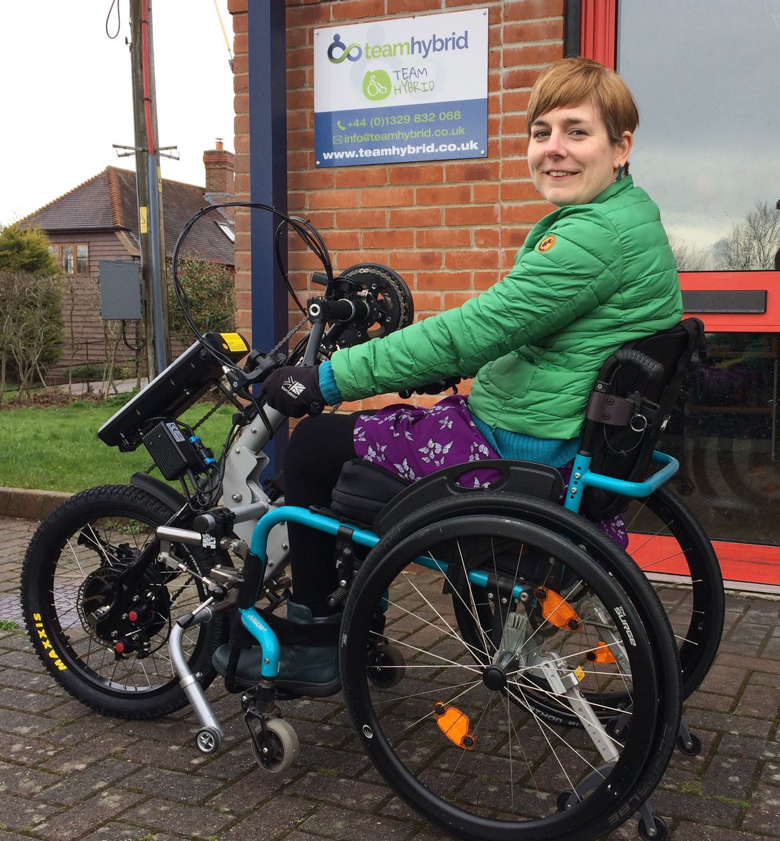 electric assist handcycle