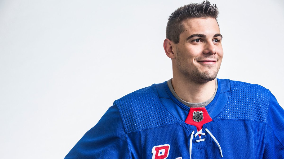 NYRangers's tweet photo. OFFICIAL: #NYR have agreed to terms with goaltender Adam Huska on an entry-level contract.

Huska, 21, appeared in 69 collegiate games over three seasons with the University of Connecticut (2016-17 – 2018-19). https://t.co/hwMllkXqMO