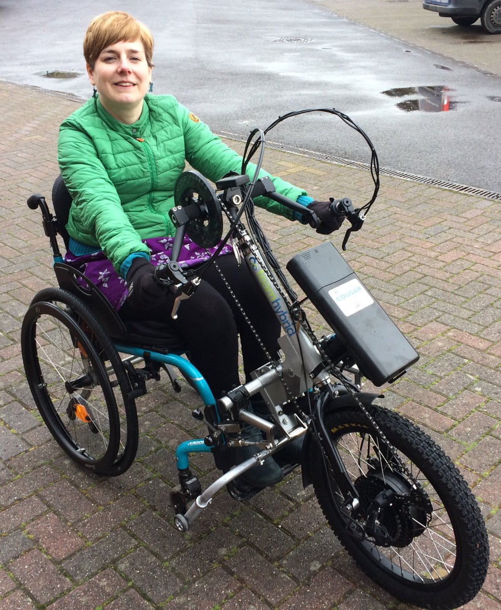 electric assist handcycle