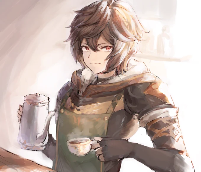 サンダルくんカフェ・・・。 #グラブル 