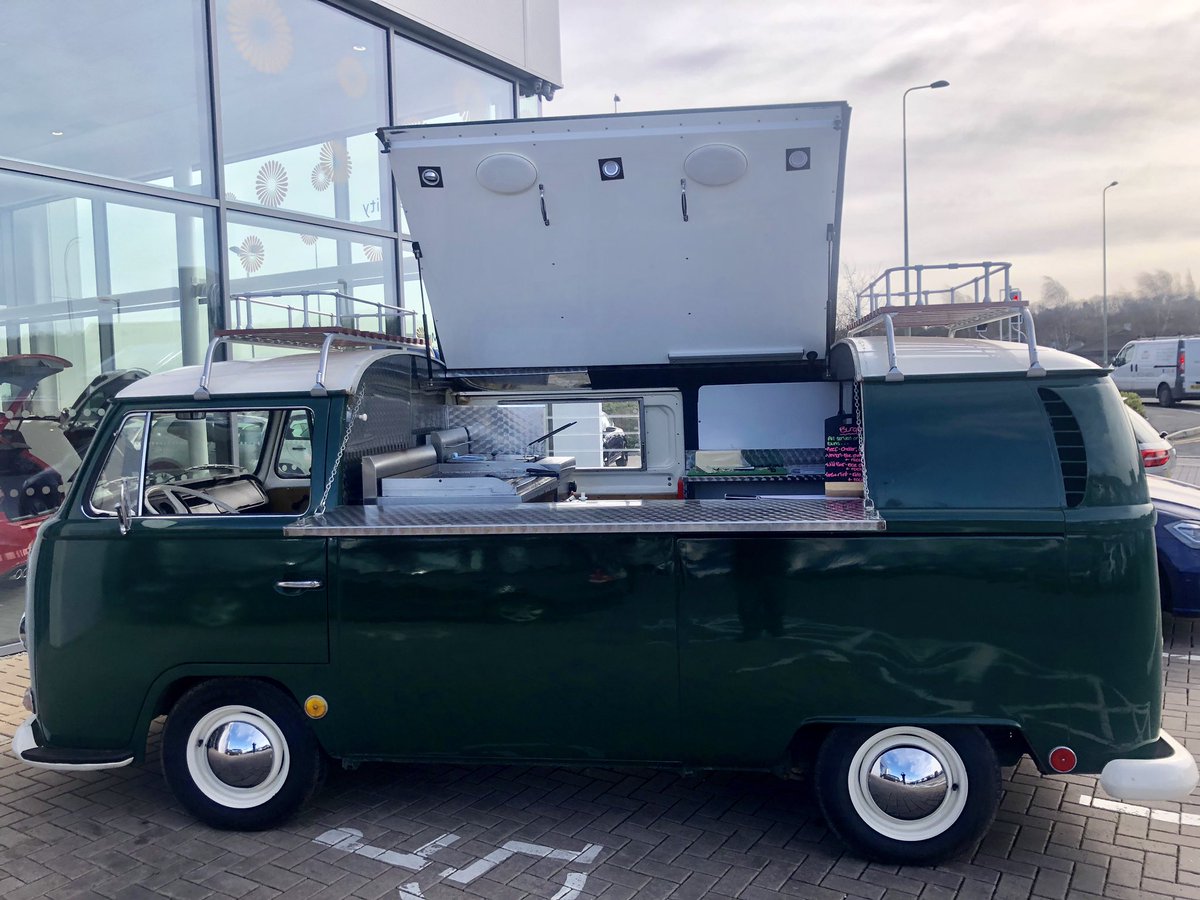 Infinespirits1's tweet photo. VW Privilege Event day 3 and today is the launch of our new In Fine Spirits Street Food Van. Today’s menu includes locally sourced beef, venison, wild boar plus lamb burgers, served on a tasty brioche bun. @Marshall_VW @MarshallGroup @MMGVWCommercial https://t.co/syoUKEaPdO